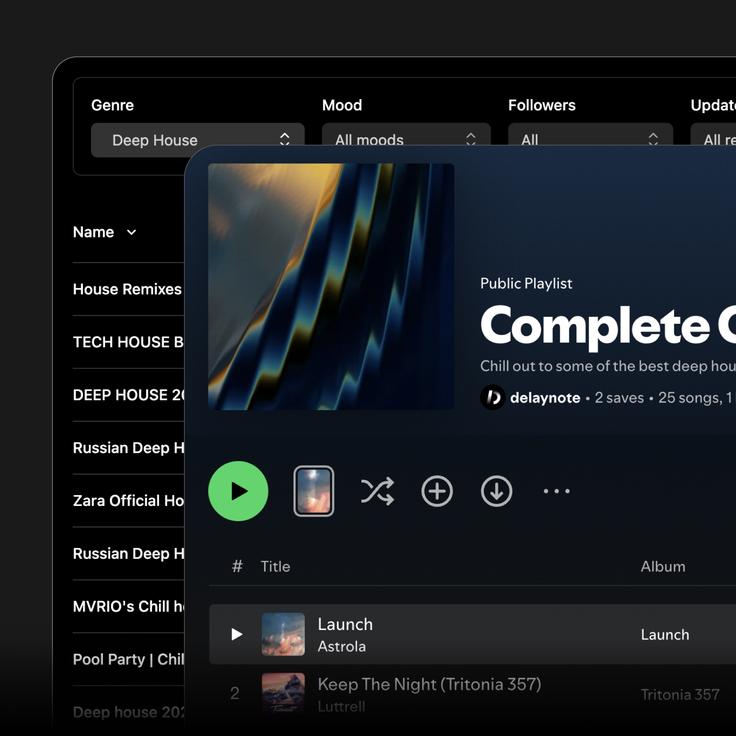 Grow your Spotify audience with delaynote
